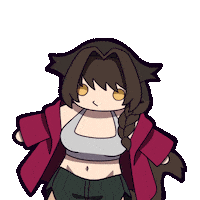 Jump Chibi Sticker