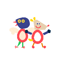 Happy Malvina Sticker by malvina.school