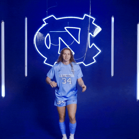 University Of North Carolina Soccer GIF by UNC Tar Heels