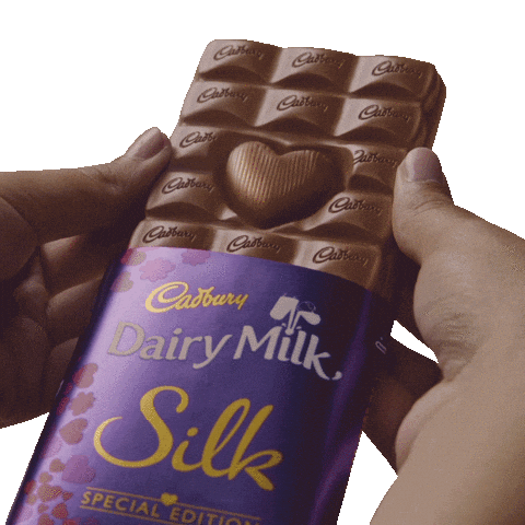 Heart Love Sticker by Cadbury Dairy Milk Silk