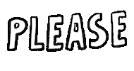 Come On Please Sticker by Abitan
