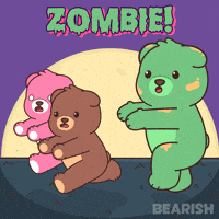Teddy Bear Running GIF by BEARISH