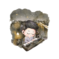 yukanart parkbogum bogum bogummy yu2gum Sticker