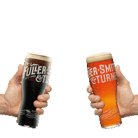 FullersPubs celebrate drink beer cheers Sticker