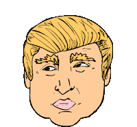 trump impeach Sticker by ann malavet