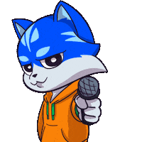 Told You So Mic Drop Sticker by Toshithecat