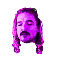 pink blinking Sticker by Josh Rigling