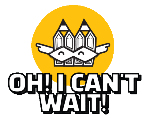Excited Dance Sticker by Stamatia Alexaki