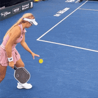 AnnaLeighWaters play hit shot smash GIF