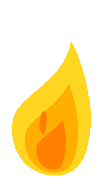 Hot Stuff Burn Sticker by Fiit