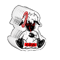 Sheep Love Sticker