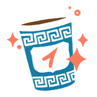 Ashton Kutcher Coffee Sticker by WeAreThorn