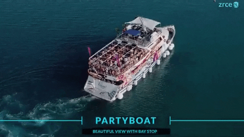 Party Partyboat GIF by zrce.eu