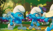 Friends Dancing GIF by Smurfs Movie