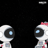 Look Up Elon Musk GIF by Astroon