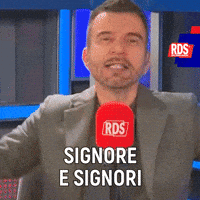 Cabaret Claudio GIF by RDS 100% Grandi Successi