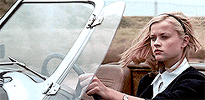 Driving Reese Witherspoon GIF by Entertainment GIFs
