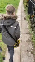 Mum Pranks Boy With April Fools' School Run During COVID-19 Lockdown