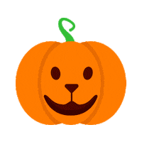 meupetdissebr dog halloween pet pumpkin Sticker