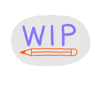 Working Work In Progress Sticker by Kadna