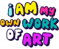 Love Yourself Art Sticker