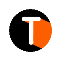 Orange Abc Sticker