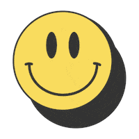 dagnedover happy smile smiley bags Sticker