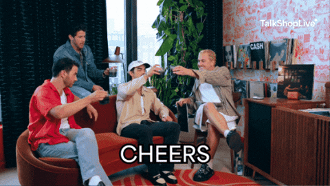 Nick Jonas Drinking GIF by TalkShopLive