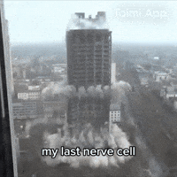 Tired Destruction GIF by Taimi