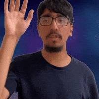 Lowering hand...