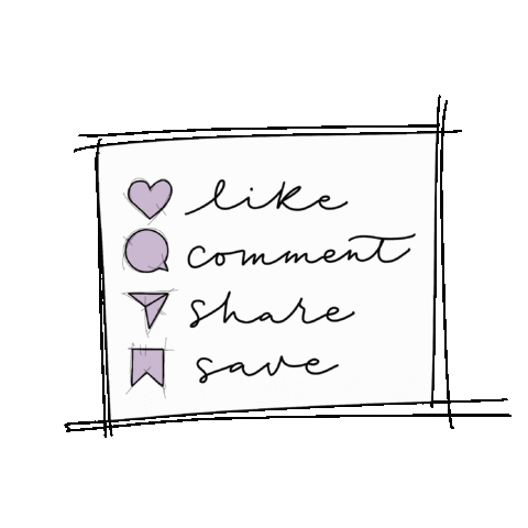 Share Save Sticker