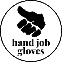 Hand_Job_Gloves skiing thumb hjg hand job gloves Sticker