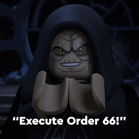 Darth Sidious Celebration GIF by LEGO