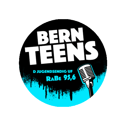 bernteens radio vibe schweiz jugend Sticker