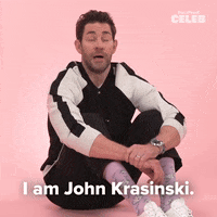 John Krasinski Puppy Interview GIF by BuzzFeed