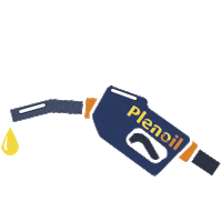 Plenoil car gas oil coche Sticker