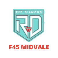 F45 Red Diamond Sticker by f45trainingmidvale