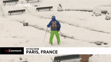 paris ski GIF by euronews