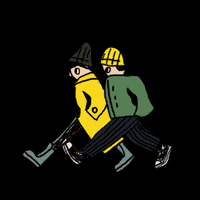 Ikeaxie_mov walking friend walk together GIF