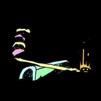 Ikeaxie_mov fire match balance libra GIF