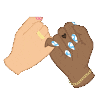 Friends Hand Sticker