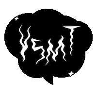 black and white sticker by V5MT