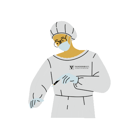 Medical School Sticker by Vanderbilt University