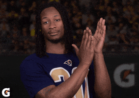 Los Angeles Rams Applause GIF by Gatorade