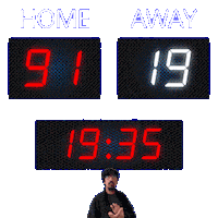 19 Away Sticker