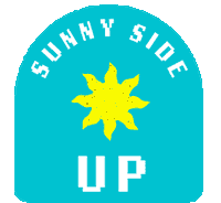 Fried Egg Sun Sticker