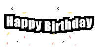 Happy Birthday Sticker by Restaurant Joann