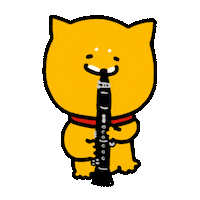 shibainuraku love happy music heart Sticker