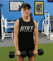 superfit_foods exercise shoulders dumbbell dumbbell row GIF