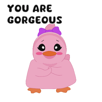 You Are Pretty Good Morning Sticker by MeetDuckey